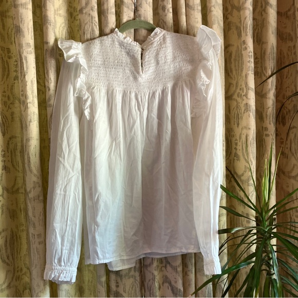 Gap white cotton prairie tunic NWOT L - Picture 6 of 8